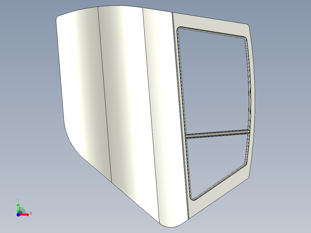 车门 --stp前视图