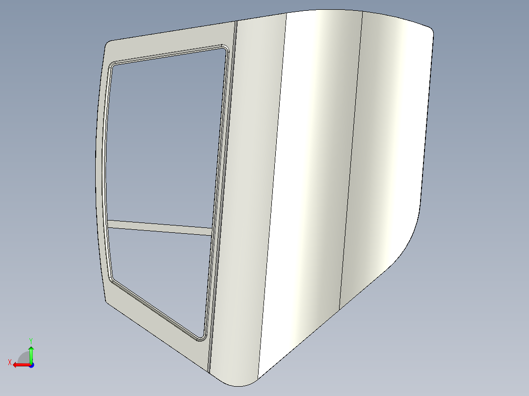 车门 --stp后视图