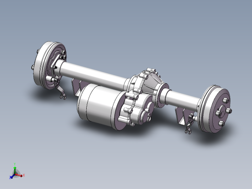 电动三轮车后桥