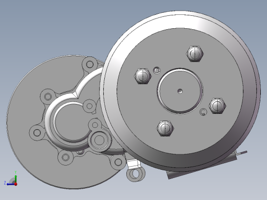 电动三轮车后桥右视缩略图