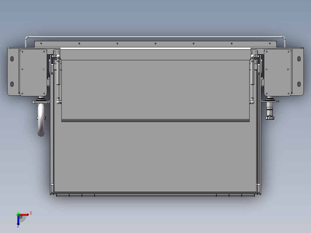 车载轮椅提升机(1)俯视图