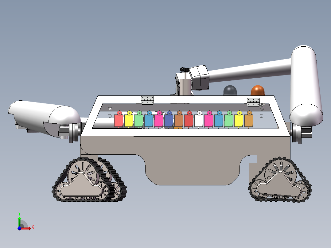 树木检测输液车前视图