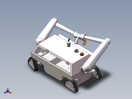 树木检测输液车正等轴测缩略图