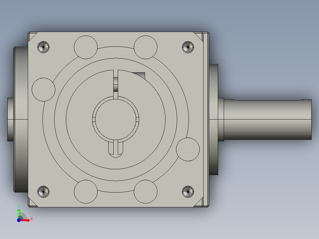HZT170FC1-L2-(A)-S2-P2-(22-60-110-M8-145)前视图