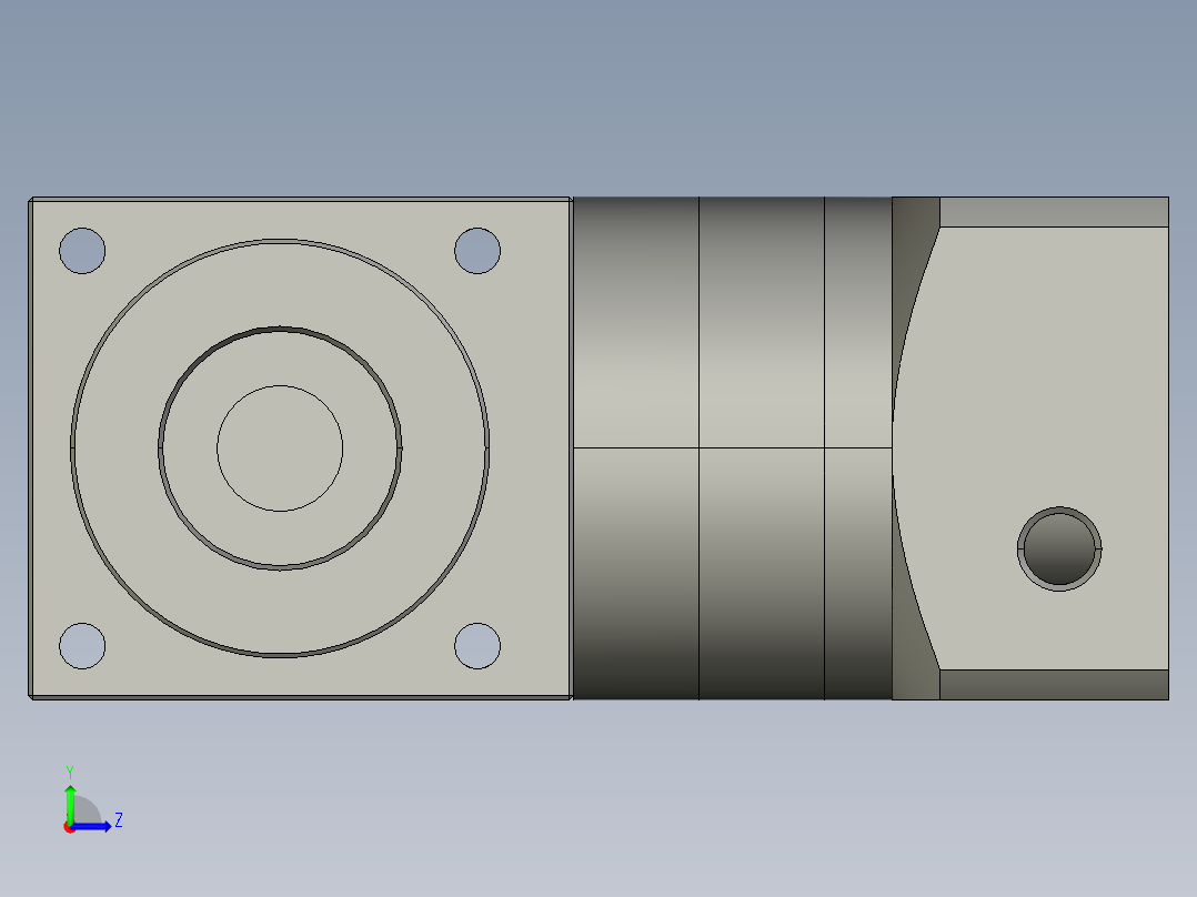 HZT170FC1-L2-(A)-S2-P2-(22-60-110-M8-145)左视图