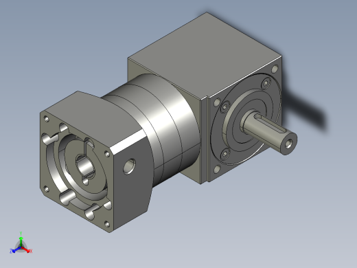 HZT170FC1-L2-(A)-S2-P2-(22-60-110-M8-145)正等轴测缩略图