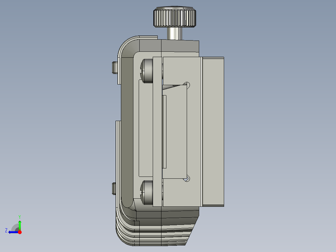 数显电子不锈钢游标卡尺右视图