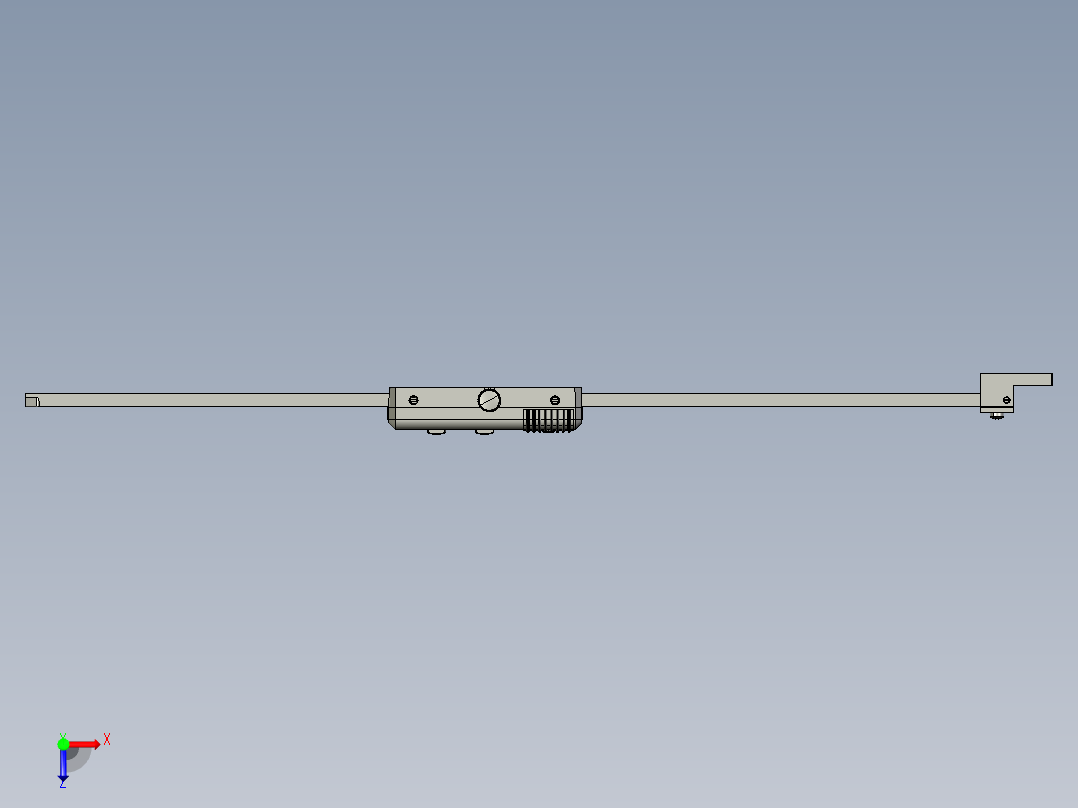 数显电子不锈钢游标卡尺俯视图