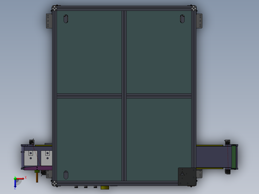 自动PCM胶折弯整形机sw18俯视图