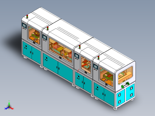 AOI移印自动线正等轴测缩略图