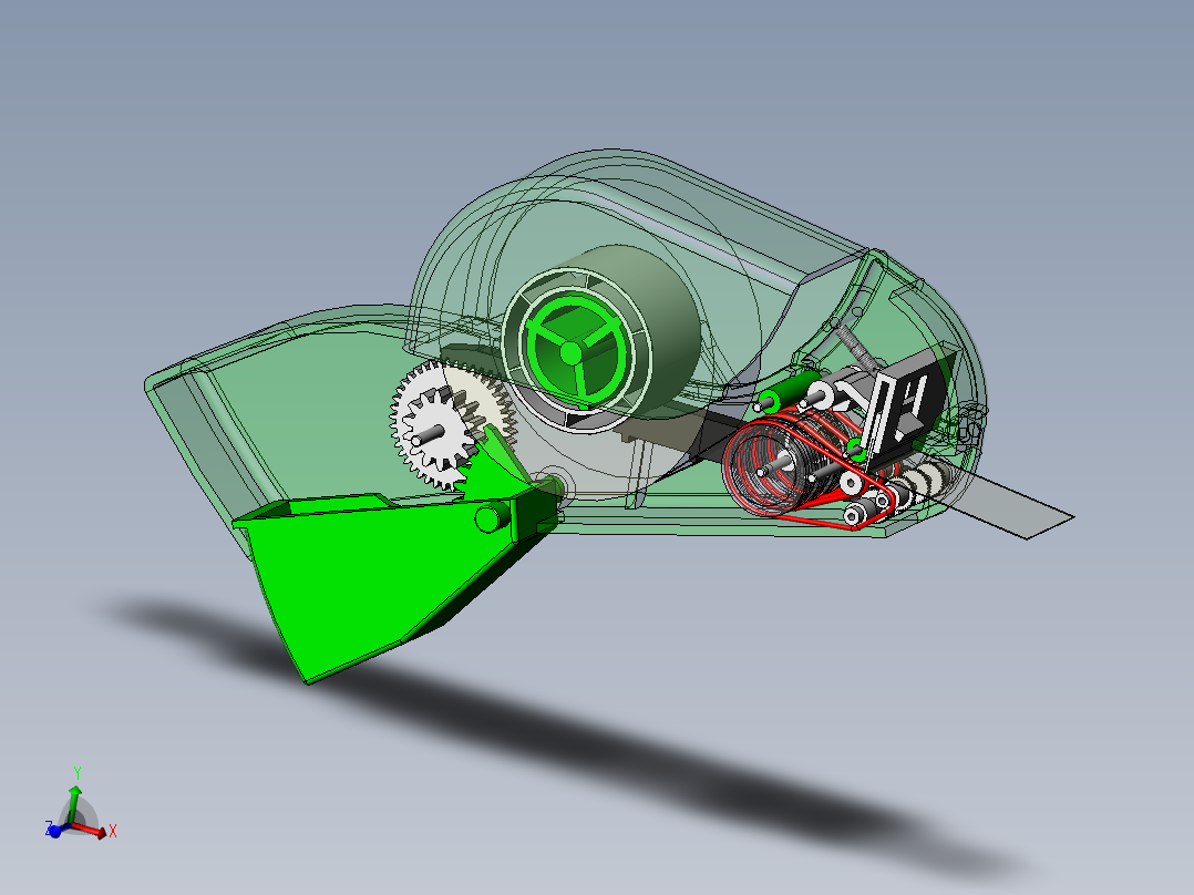 透明胶带切割机