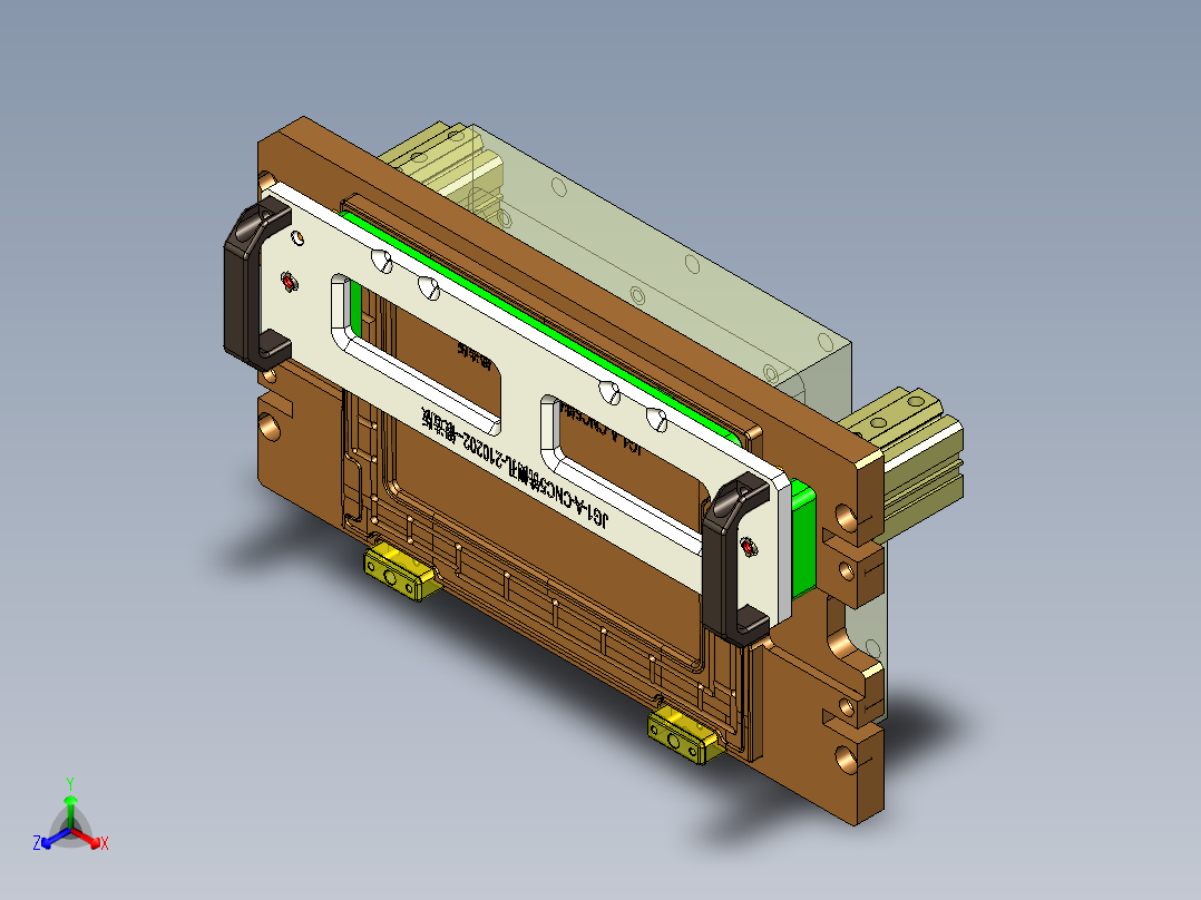 JG1-A-CNC5笔记本CNC工装夹具三维模型铣侧孔锻造版-210202主视图