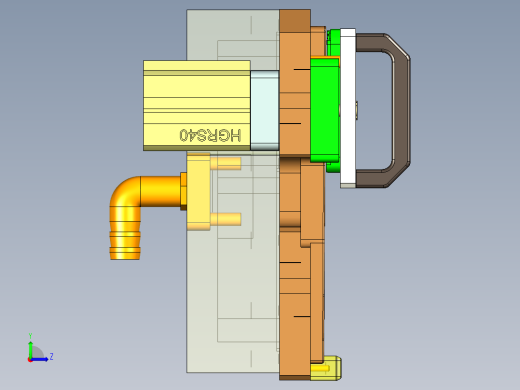 JG1-A-CNC5笔记本CNC工装夹具三维模型铣侧孔锻造版-210202左视缩略图