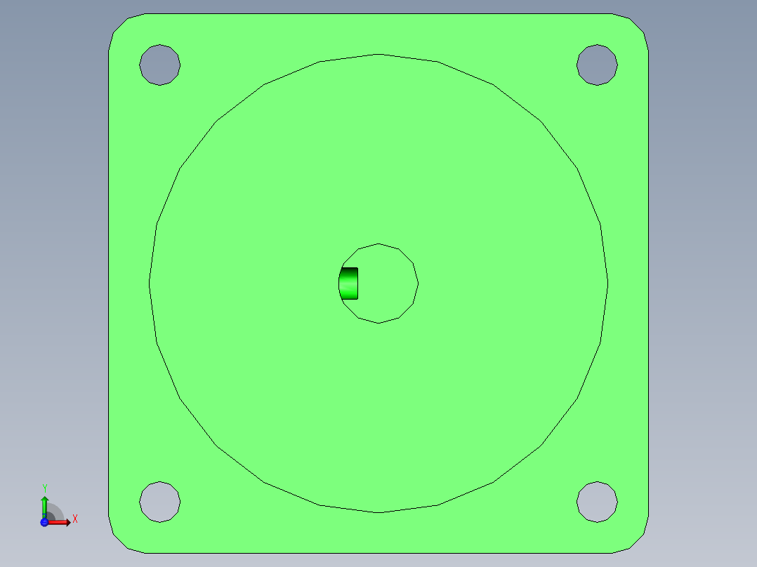 Y09-59D3-7430 86电机前视图