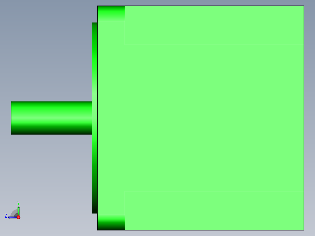 Y09-59D3-7430 86电机右视图