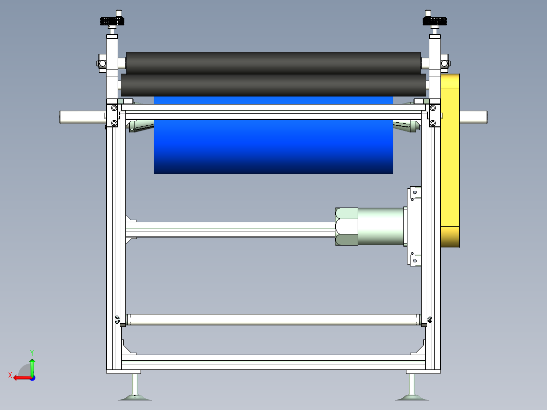 非标收料设备后视图
