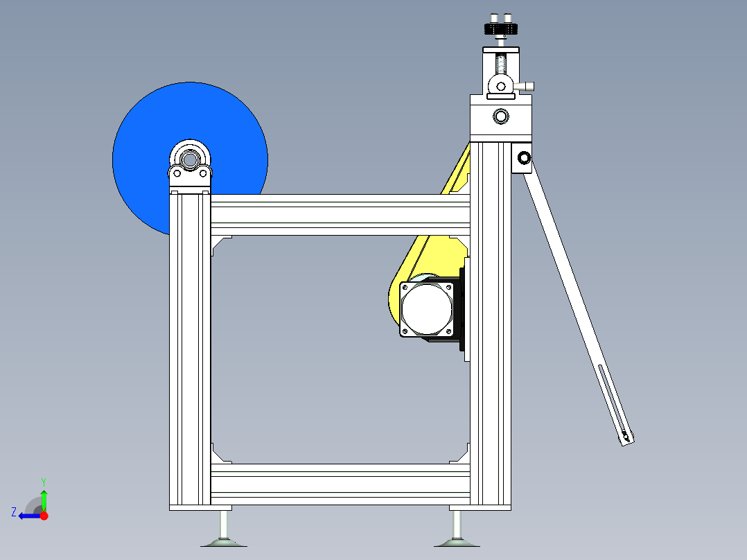 非标收料设备右视图