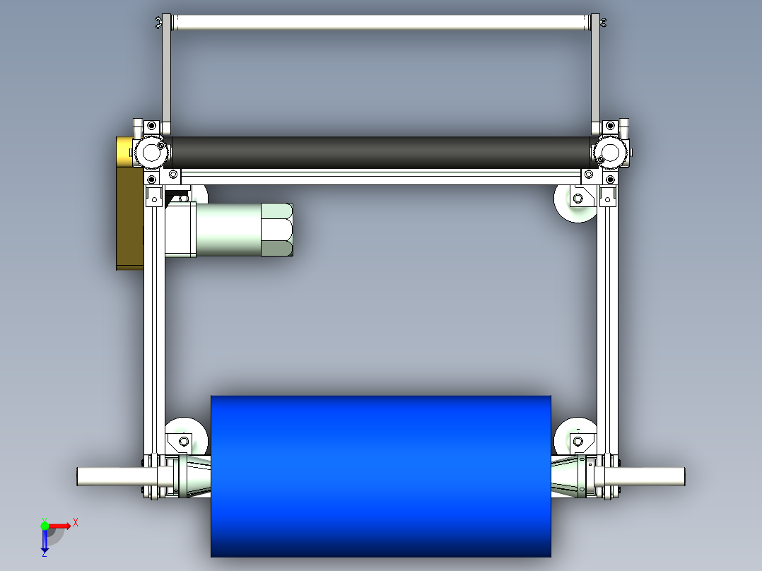 非标收料设备俯视图