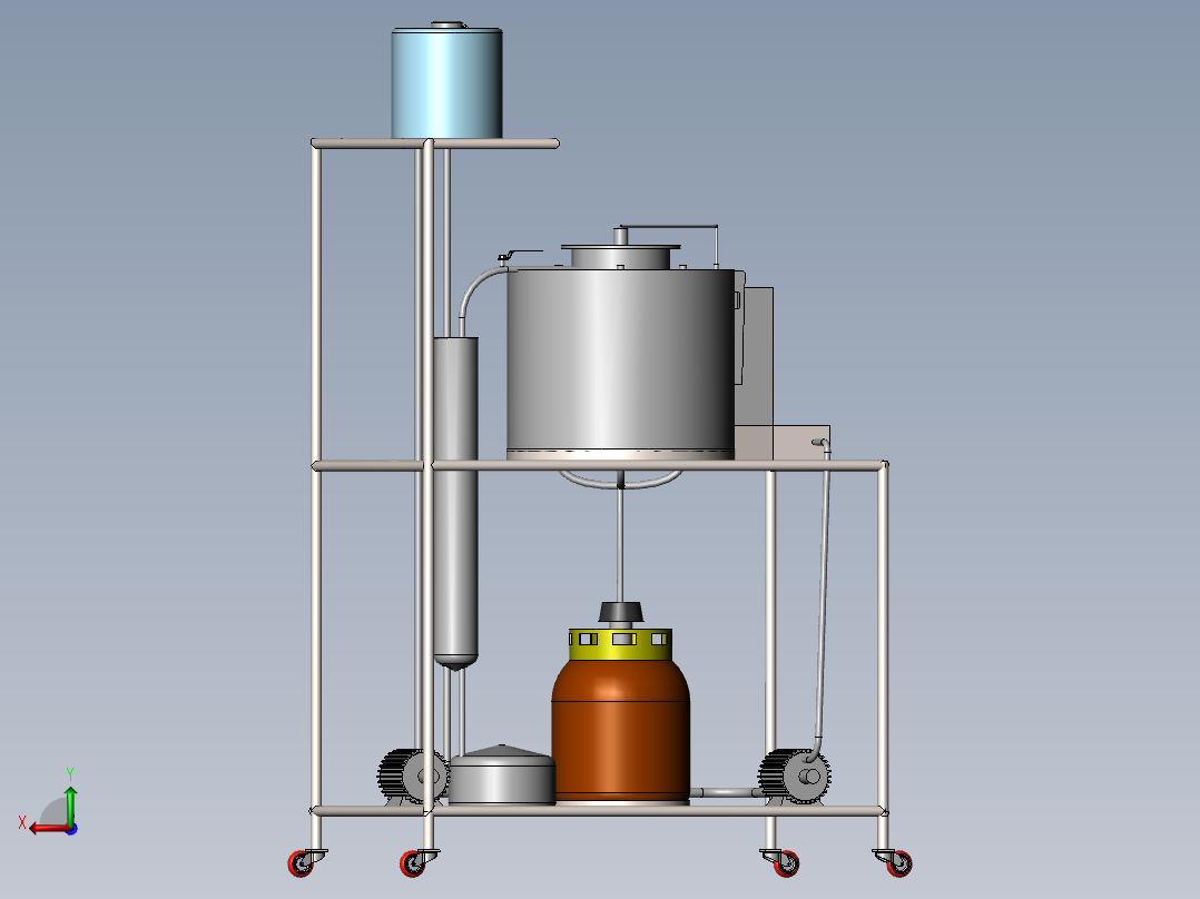 A2004776-热解分析的实验装置后视图
