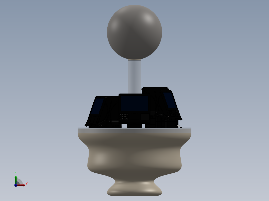 控制屏、屏幕前视图