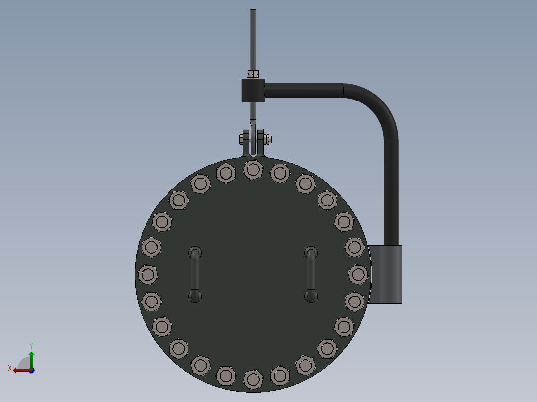 人孔manhole-150-class-with-blind-flange-1 1 SW后视图
