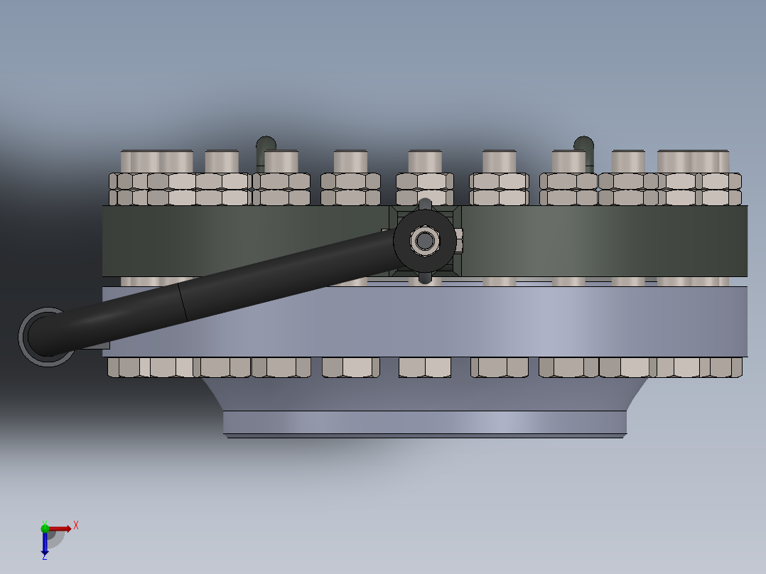 人孔manhole-150-class-with-blind-flange-1 1 SW俯视图
