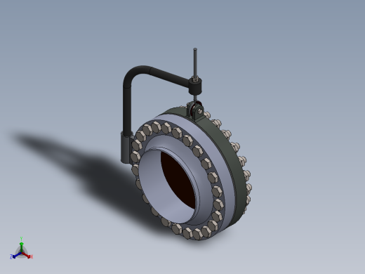 人孔manhole-150-class-with-blind-flange-1 1 SW正等轴测缩略图