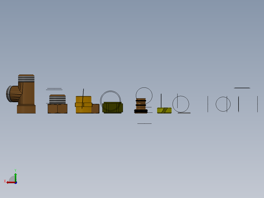 接插件(15)后视图