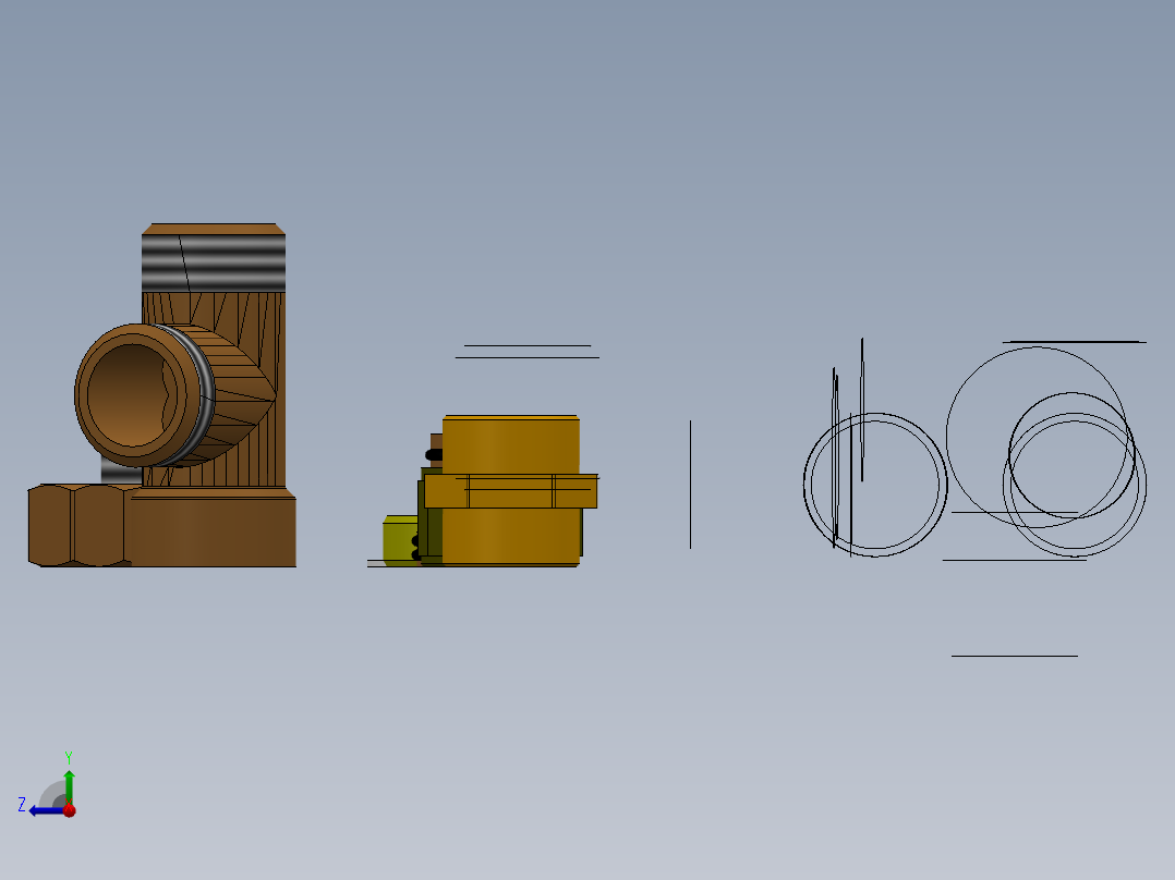 接插件(15)右视图