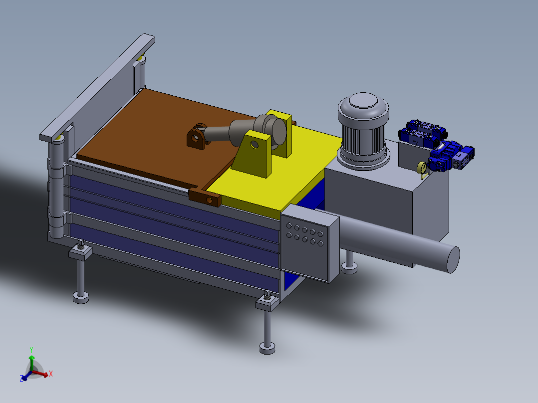 液压操作废铁打包机