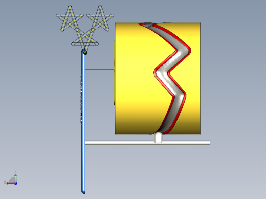 混合凸轮机构后视缩略图