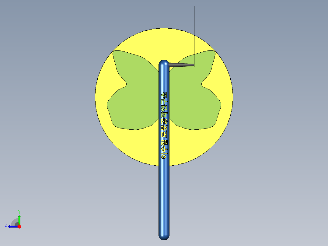 混合凸轮机构右视图