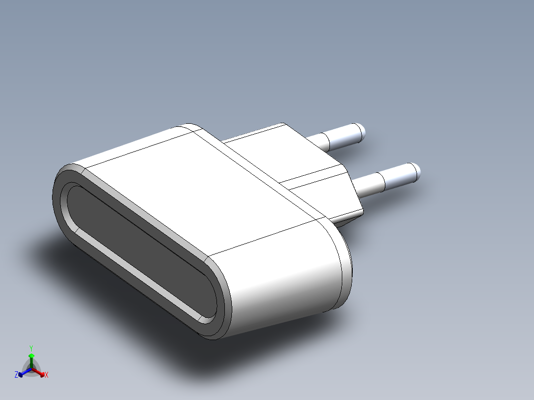 充电器524正等轴测图