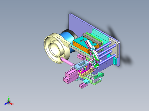 5mm金属套环振动盘排列与抓具设计