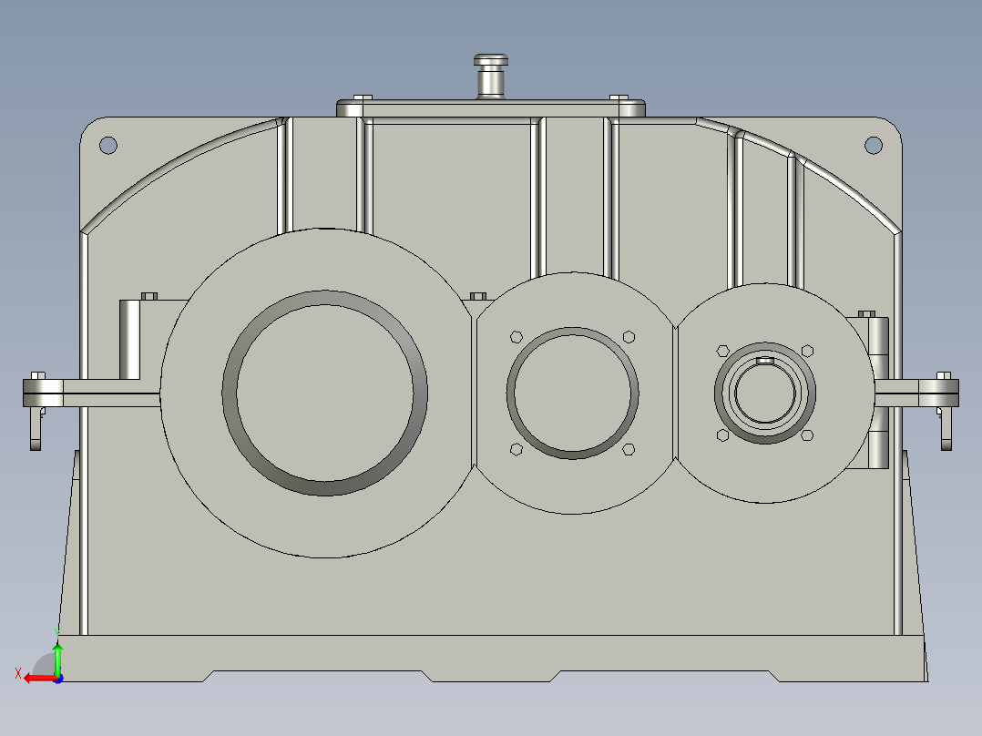 ZLY180减速器后视图