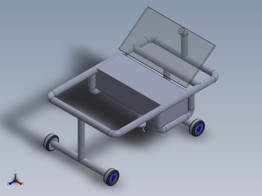 割草机 sw20正等轴测缩略图