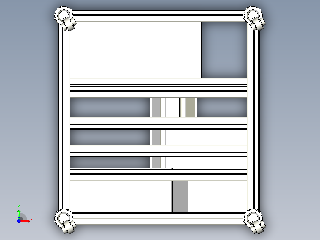 BR205天窗生产线前视图