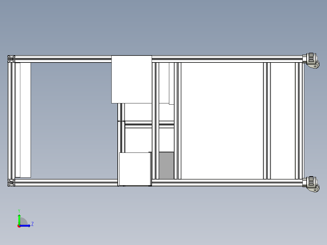 BR205天窗生产线左视图