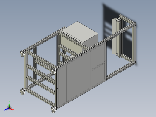 BR205天窗生产线正等轴测缩略图