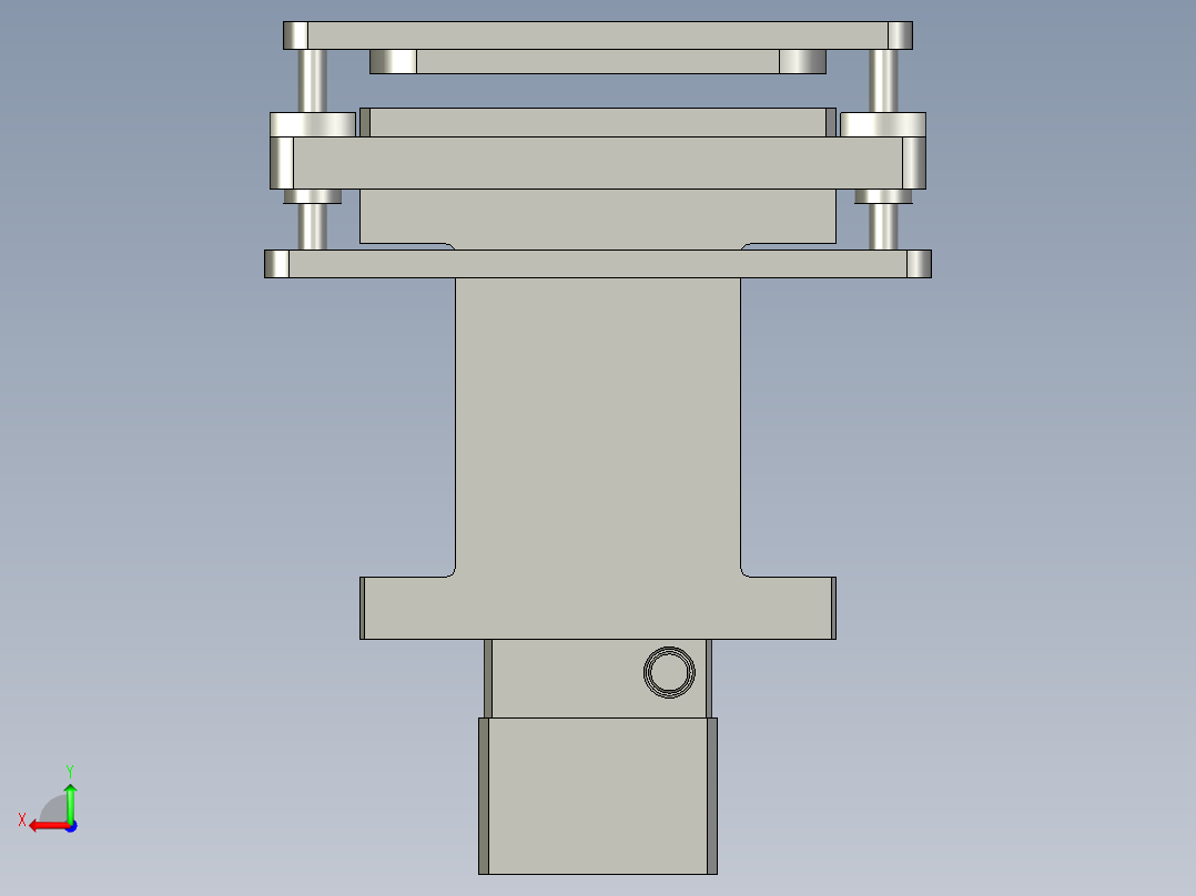 全自动铜膜天线切割检测自动化生产线S2d01-012底膜吸附平台3后视图