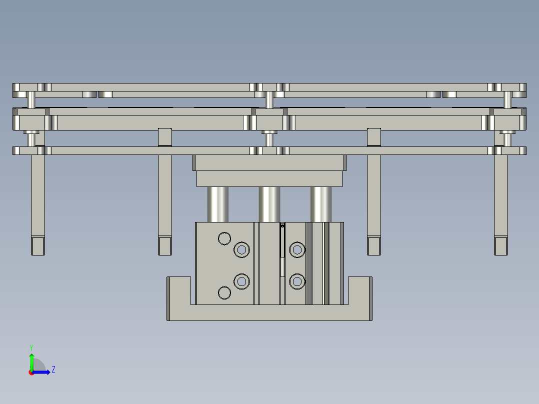 全自动铜膜天线切割检测自动化生产线S2d01-012底膜吸附平台3左视图