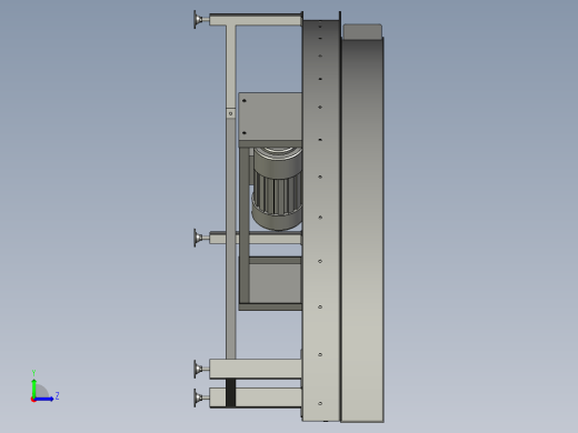 90锥形弯道机左视缩略图