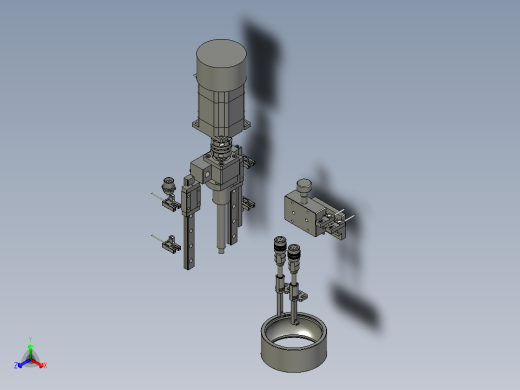 020300内壁外壁检测部件正等轴测缩略图