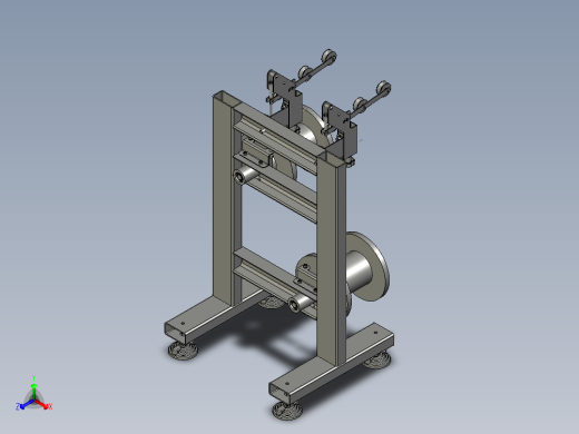 自动带刹车双头放线机