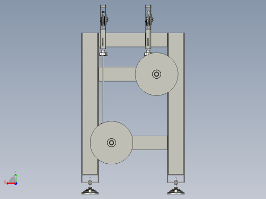 自动带刹车双头放线机后视缩略图