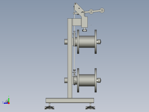自动带刹车双头放线机右视缩略图