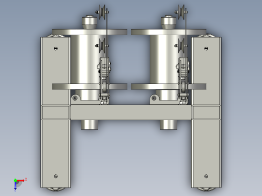 自动带刹车双头放线机俯视缩略图