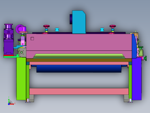 Pvc塑胶地板图案的印刷机前视缩略图