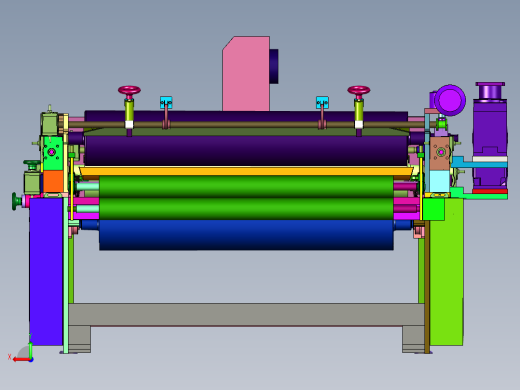 Pvc塑胶地板图案的印刷机后视缩略图
