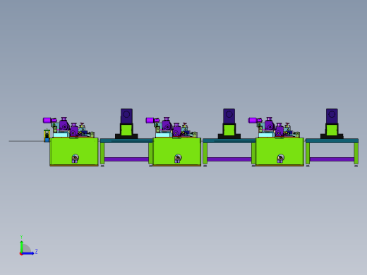 Pvc塑胶地板图案的印刷机左视缩略图